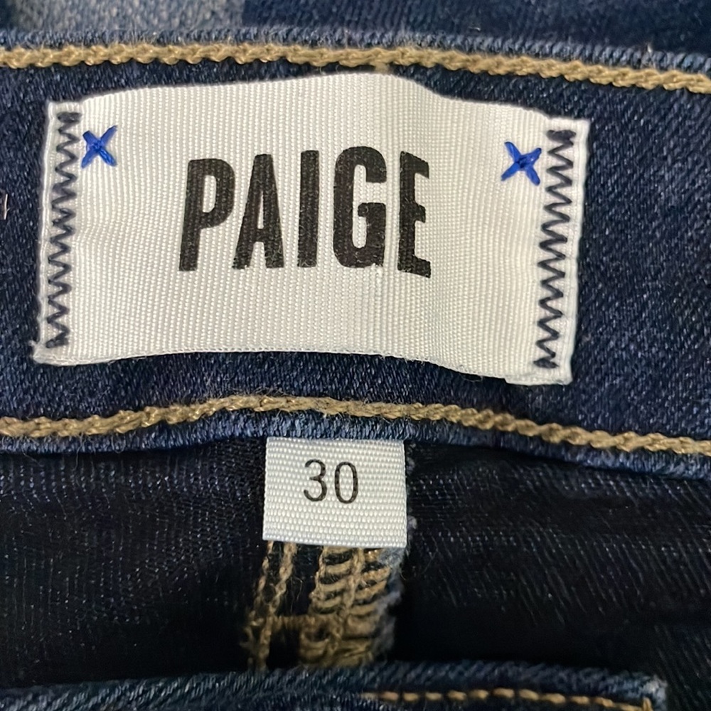 Paige Verdugo Crop Skinny Jean Cartman size 30 - Picture 8 of 10